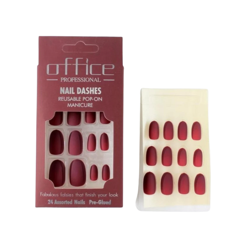 Office Design 02 Self-Adhesive Matte Velvet Nails