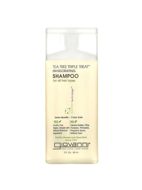 Giovanni Tea Tree Triple Strengthening Shampoo for All Hair Types - 60ml