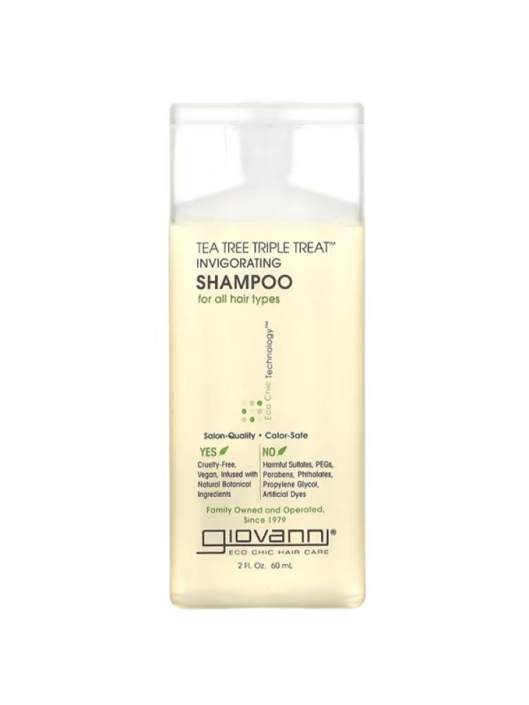 Giovanni Tea Tree Triple Strengthening Shampoo for All Hair Types - 60ml