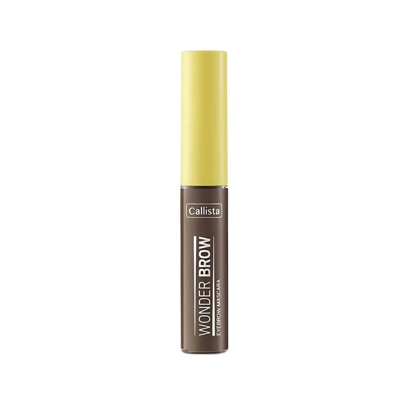 Callista Wonder Brow Eyebrow Mascara, 02 Brown, Long-Lasting, Thickening