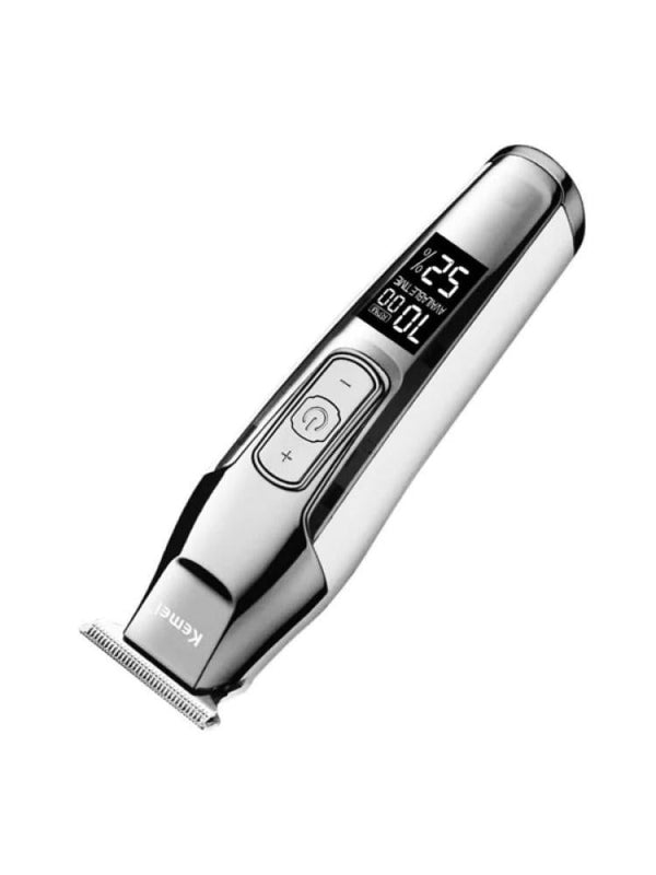 Kemei KM-5027 Electric Shaver with Digital Display - USB Charging