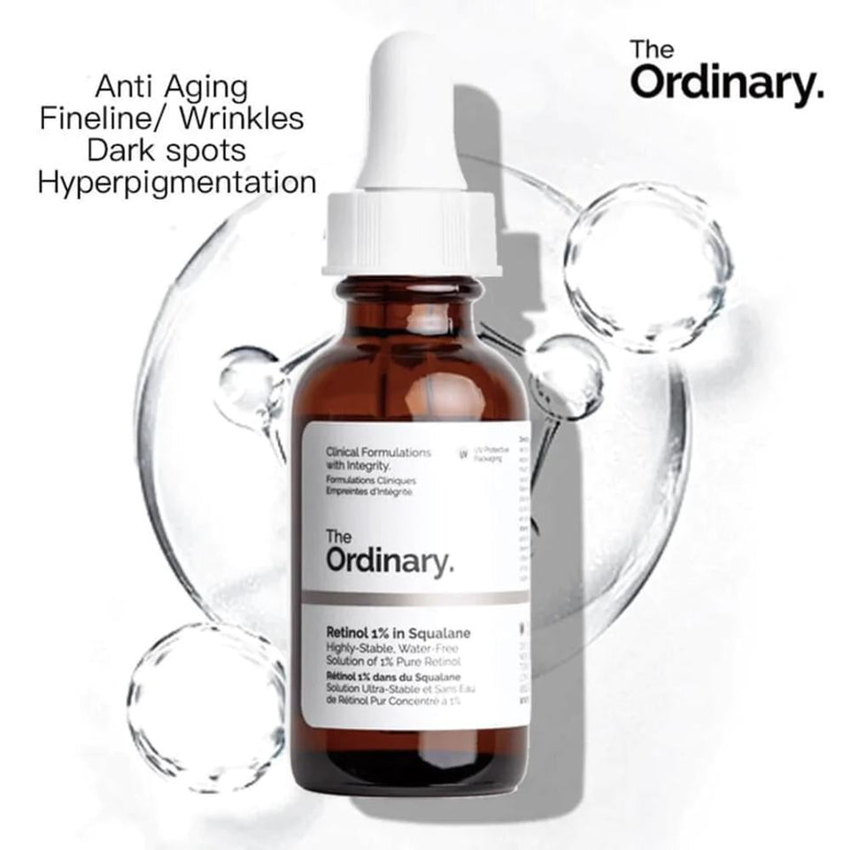 The Ordinary Retinol 1% in Squalane Serum Anti-Aging Skin Renewal 30ml
