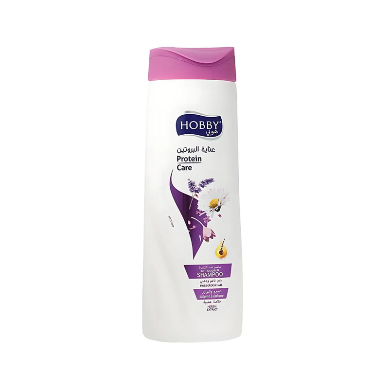 Hobby Protein Care Shampoo, Herbal Extract Formula, All Hair Types, 500ml