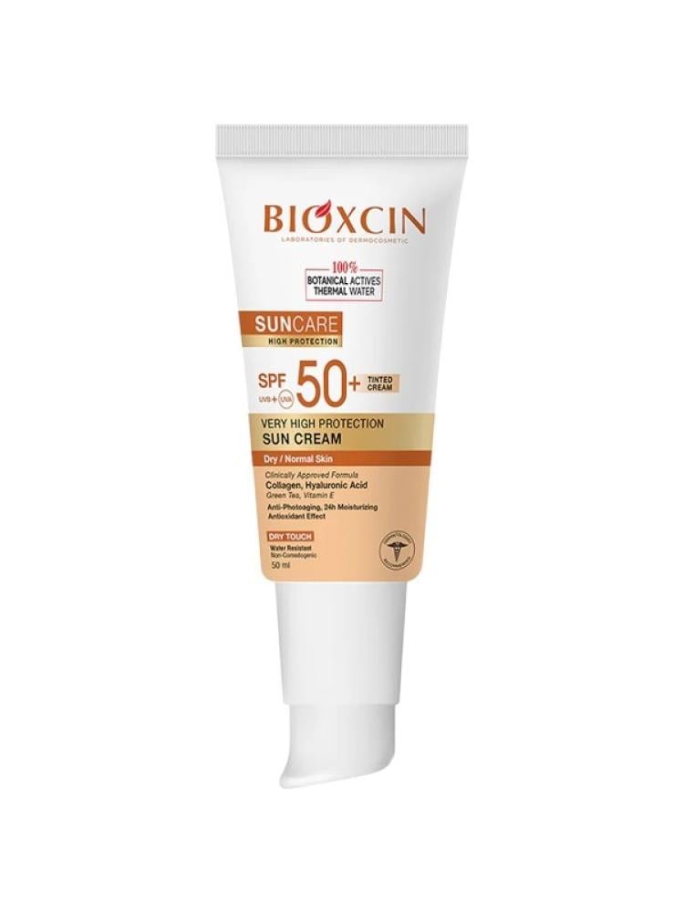 Tinted Sunscreen SPF 50 High Protection Bioxcin 50ml