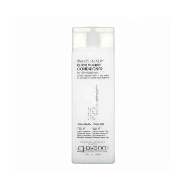 Giovanni Smooth Is Sleek Deep Moisture Conditioner, Sulfate-Free, 250ml