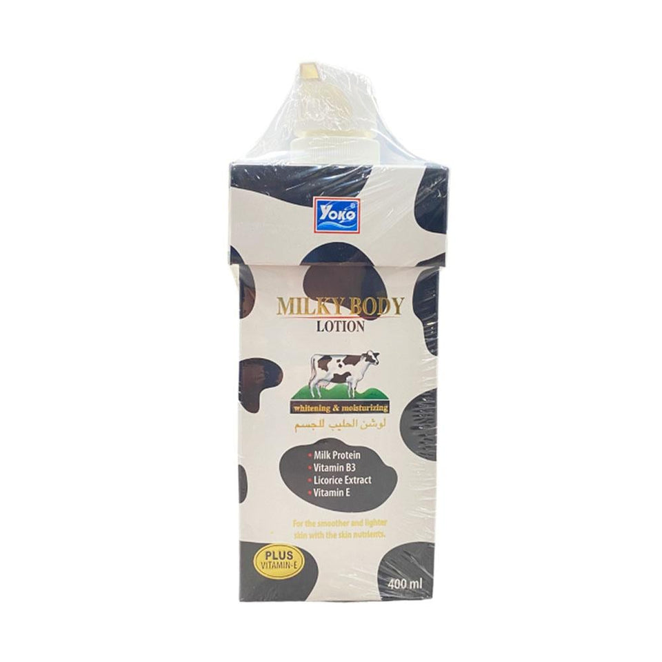 Yoko Milky Body Lotion Hydrating & Softening Milk Extract Formula 400ml