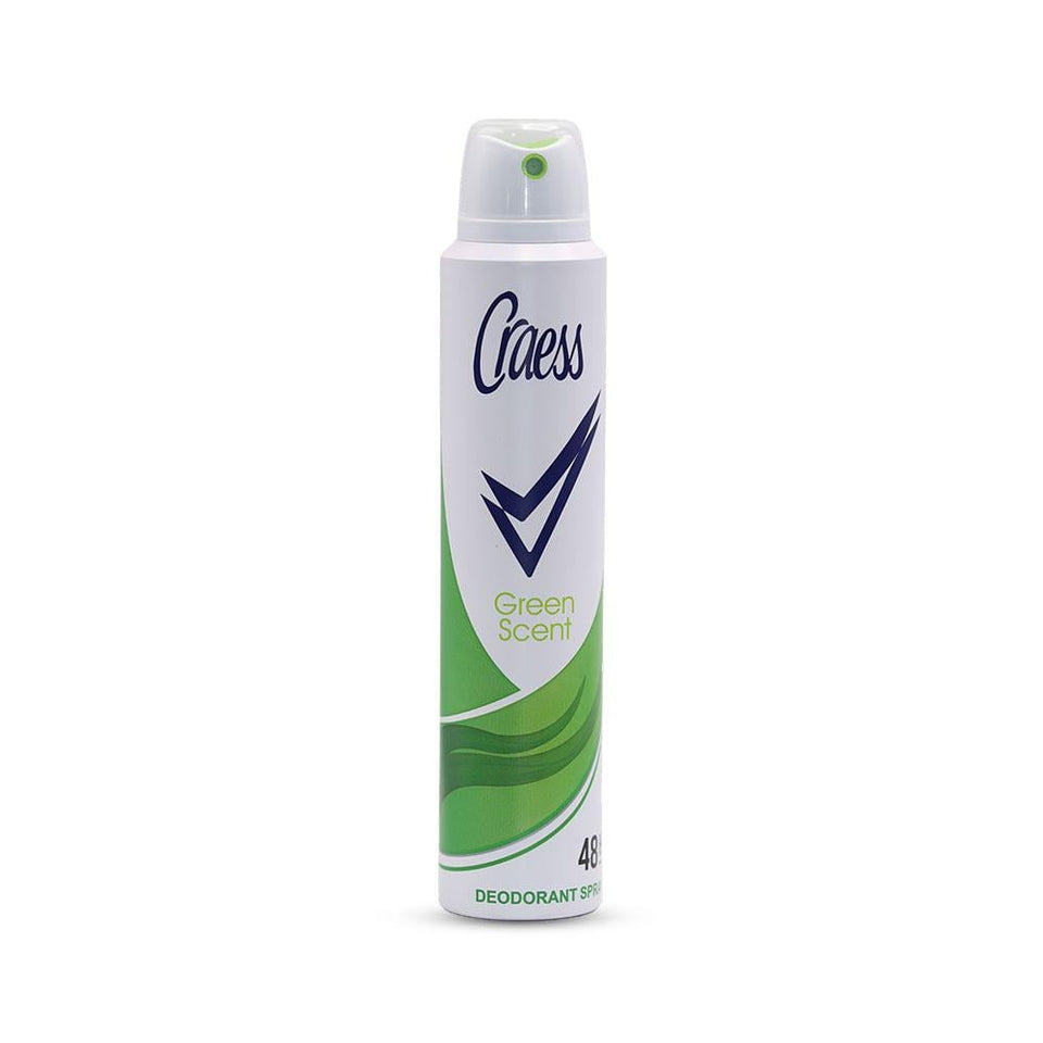 Craess Deodorant Spray Green Scent 48h Protection 200ml