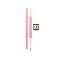 Christine Dual Eyebrow and Eyeliner Pencil, Shade 02 Brown, Double-Ended