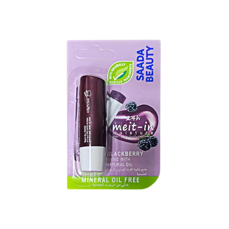Saada Beauty Wild Berry Lip Balm for Chapped Prevention, 4.8g