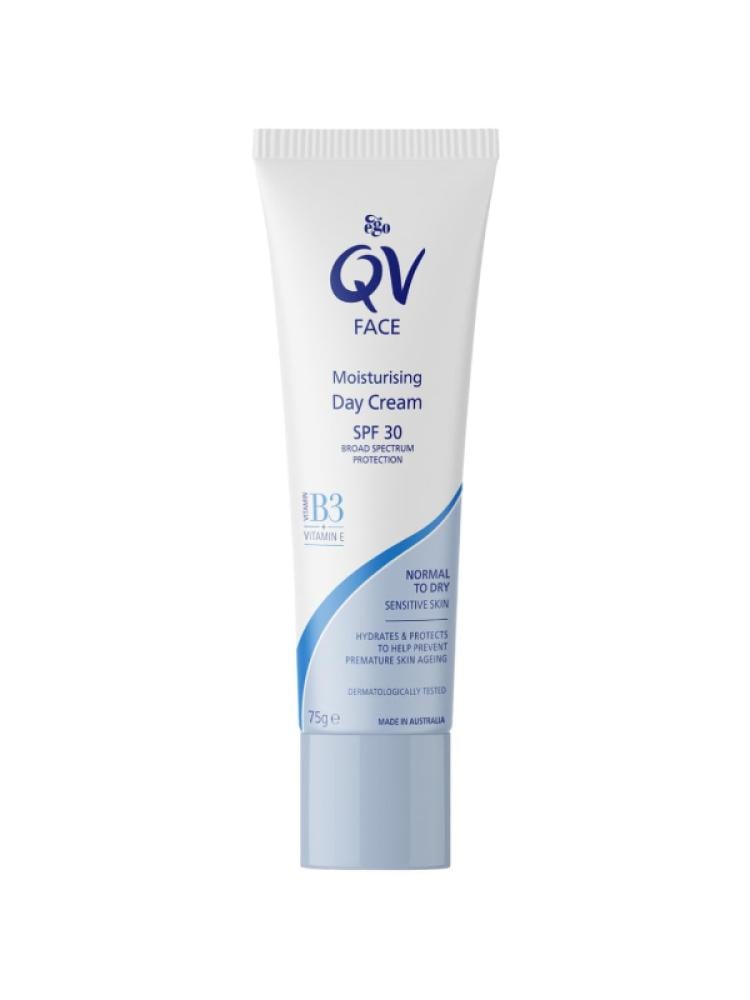 Face Day Cream SPF 30 Hydrating Non-Greasy QV 75g