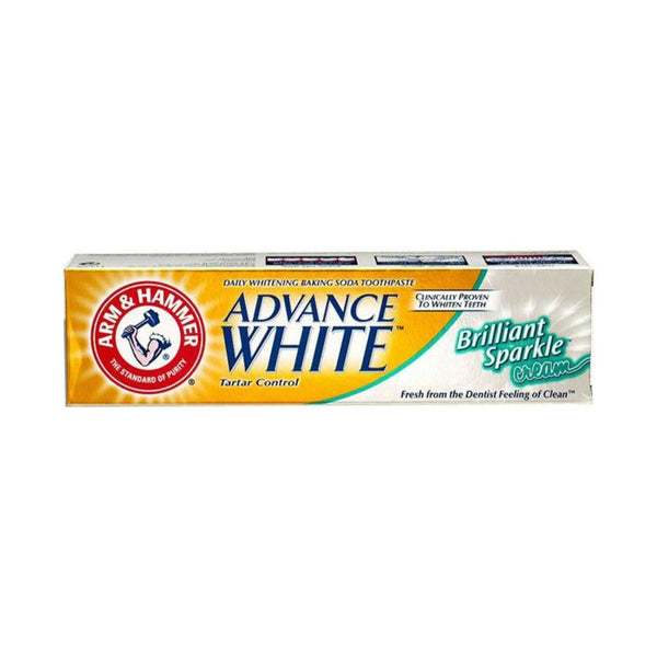 Toothpaste for Tartar Control Advance White Brilliant Sparkle Cream Arm & Hammer 115g