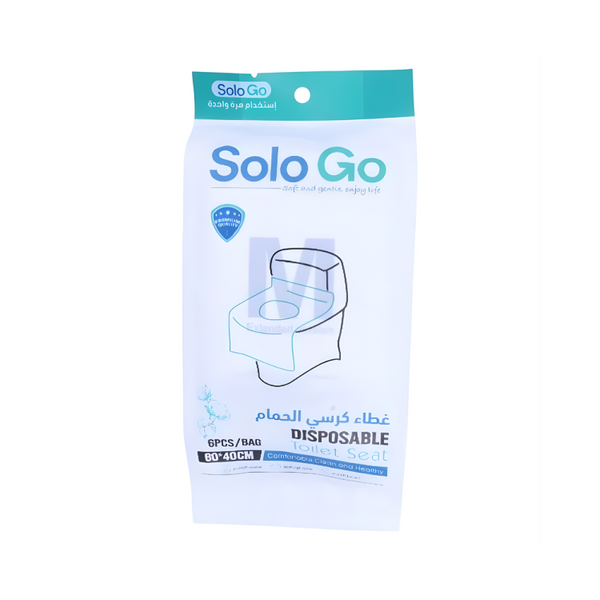 Disposable Toilet Seat Covers For Travel Hygiene Solo Go 6 Pieces