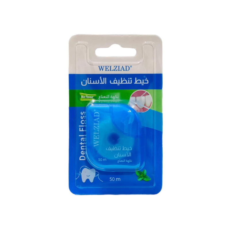 Wellzead Dental Floss Mint Flavor 50 Meters