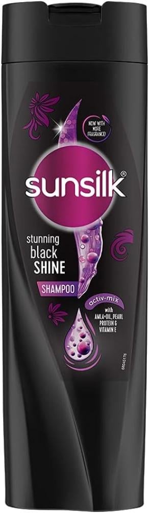 Black Shine Shampoo Brightening Cleansing Formula Sunsilk 190ml