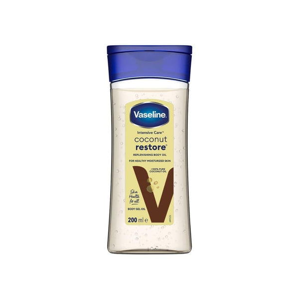 Vaseline Cocoa Radiant Body Oil Gel Deep Moisture Coconut 200ml