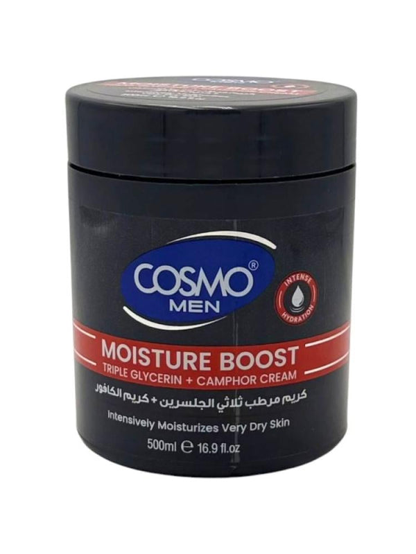 Cosmo Men Triple Glycerin Moisturizing Cream with Camphor - 500ml