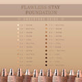 Beauty Creations Stay Flawless Liquid Foundation with Vitamin E, Medium to Full Coverage, Shade 7.0