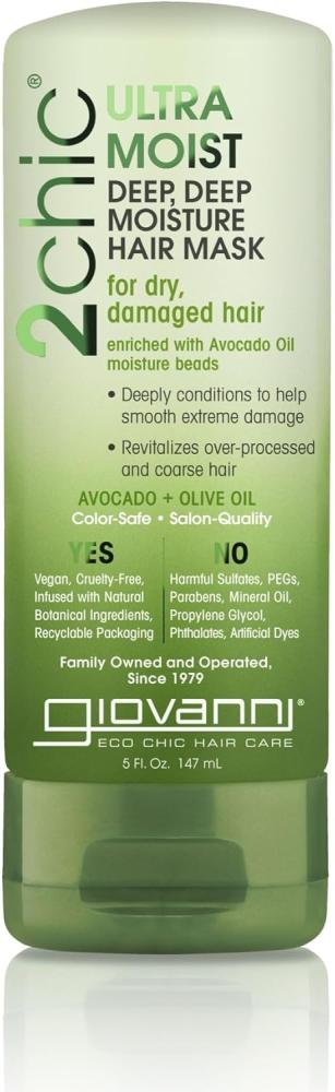 Best Hair Mask For Dry And Damaged Hair Avocado Olive Oil Giovanni 150ml