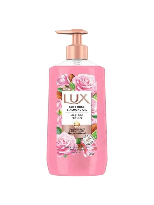 Liquid Hand Wash Soft Rose Almond Oil Perfumed Lux 500ml