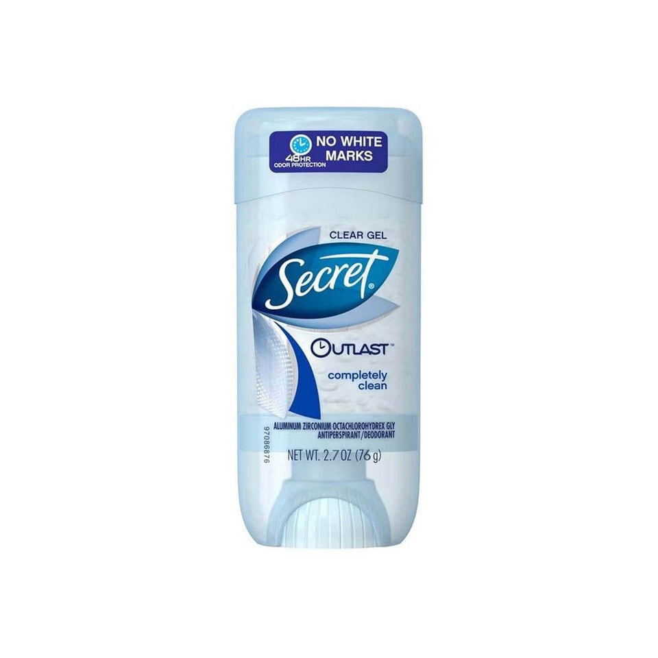 Secret Outlast Completely Clean Deodorant Stick Sweat & Odor Protection 76gm