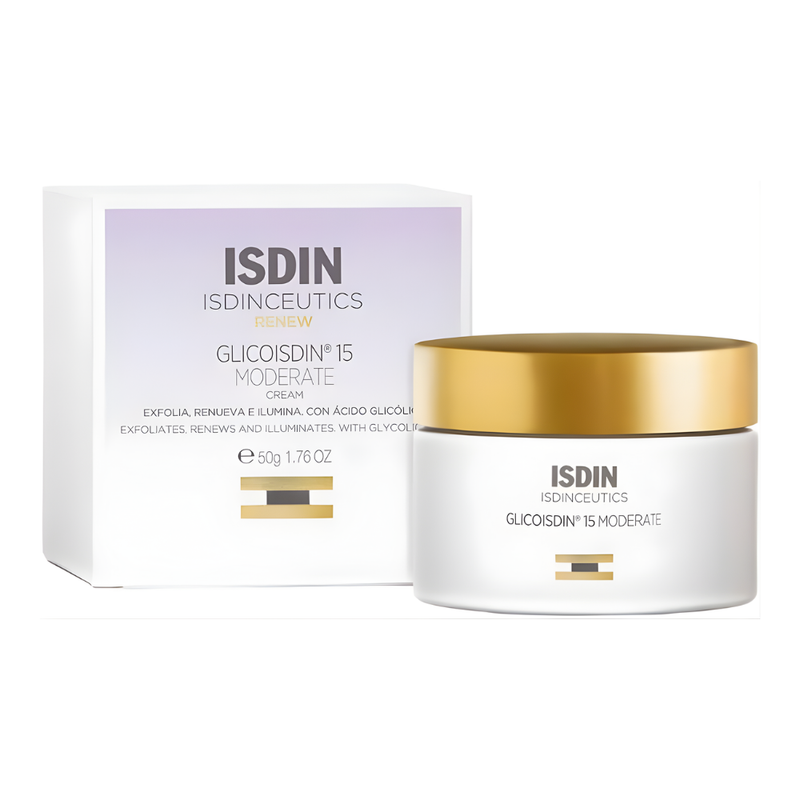 Isdin Glycosedine 15 Mild Exfoliating Face Cream Moisturizer 50g
