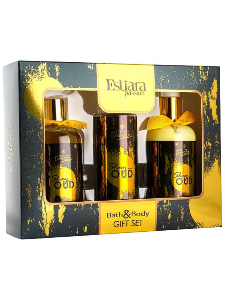 Stir Passion Oud Tea Bath & Care Gift Set - 3 Pieces