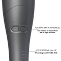 Auto Rotating Ceramic Hair Curler Beach Waves Styling Device Clara Grey