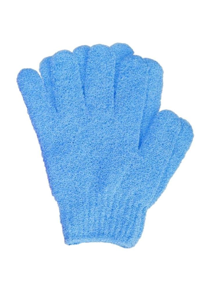 Best Exfoliating Bath Gloves Deep Cleanse Spa System Dark Blue 1 Pair