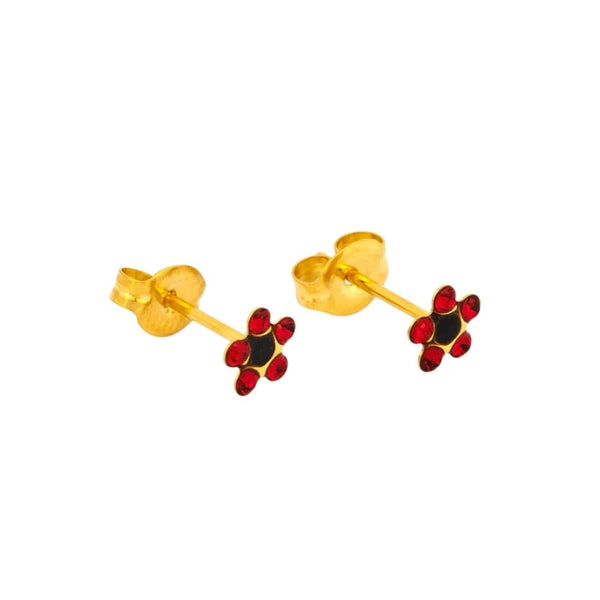 Studex Medical Zircon Stud Earrings S6725 Nickel-Free Gold-Plated