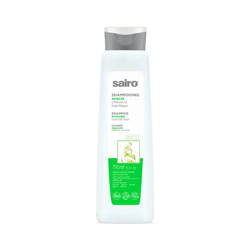 Sairo Avocado Shampoo for Hair Strengthening and Moisturizing, 750ml