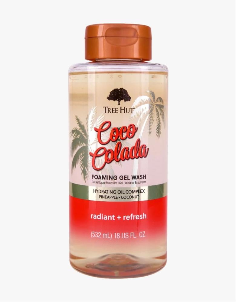 Body Wash Foaming Gel Coco Colada Refreshing Tree Hut 532ml