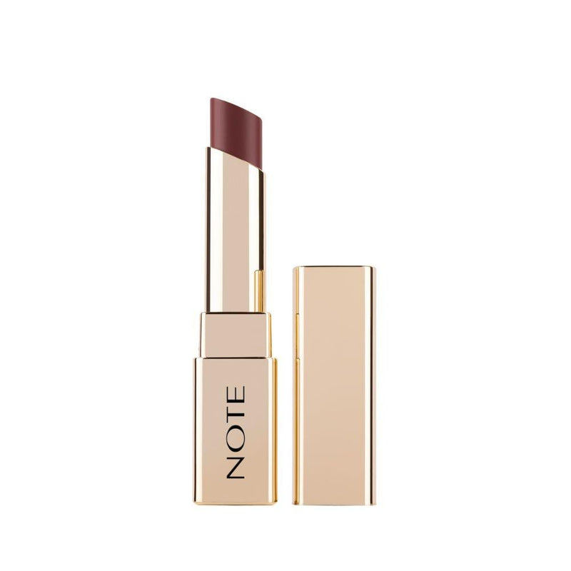 Note Iconic Sheer Cream Lipstick, 207 Idol, Moisturizing Glossy Finish
