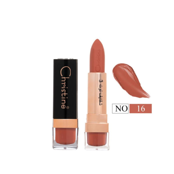 Christine Matte Lipstick Berry 3 No. 16 Long-Lasting Vitamin E