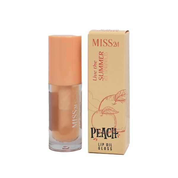 Lip Oil Lip Gloss Peach Hydrating Shine Miss 2M