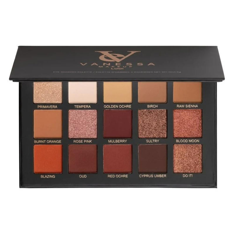Vanessa Makeup Hypnosis Eyeshadow Palette 15 Colors 22.5g