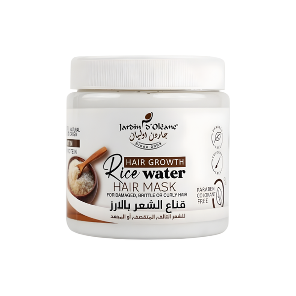 Hair Mask for Damaged Hair Rice Extract Strengthening Garden Olean 500g
