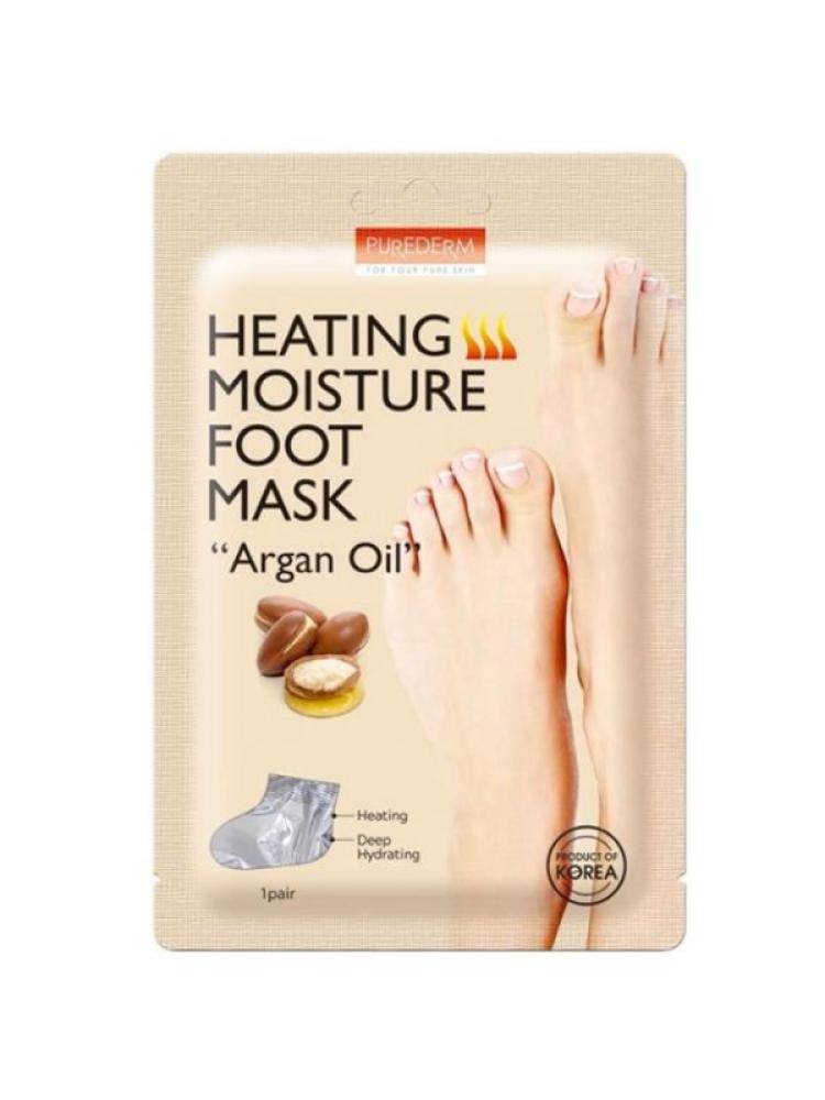 Purederm Argan Oil Warming Moisturizing Foot Mask - 1 Pair