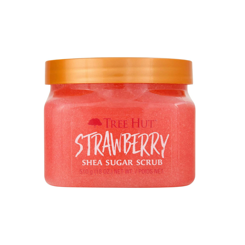 Tree Hut Shea & Strawberry Sugar Body Scrub 510ml Exfoliating Moisturizing