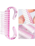 Salon System Manicure and Pedicure Cleaning Brushes - 50 Pieces | Assorted Colors