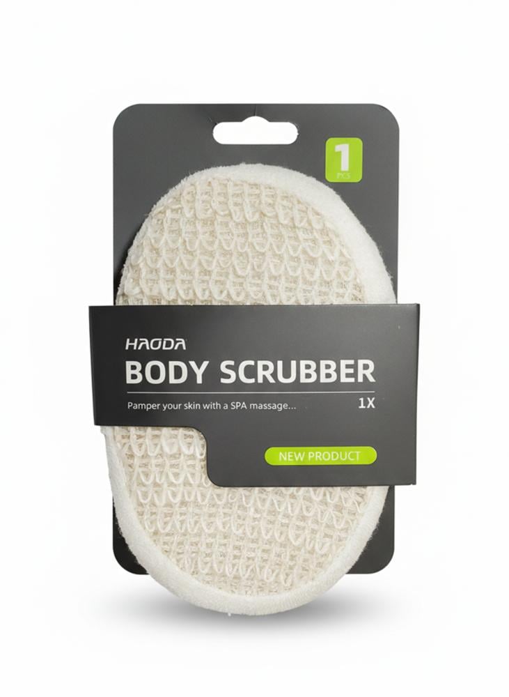 Body Scrubber Pad Oval Exfoliating Tool for Radiant Skin 1 Piece