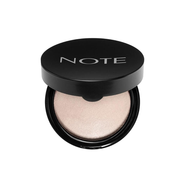 Note Luminous Pressed Powder, Baked Illuminating Formula, 04 Porcelain Ivory
