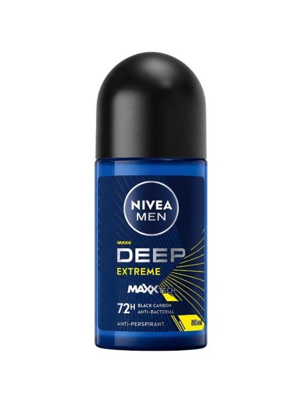 Nivea Men Black & White Anti-Perspirant Roll-On 72h Protection 50ml