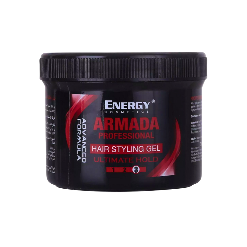 Energy Hair Styling Gel, Extra Hold, Alcohol-Free, 500ml