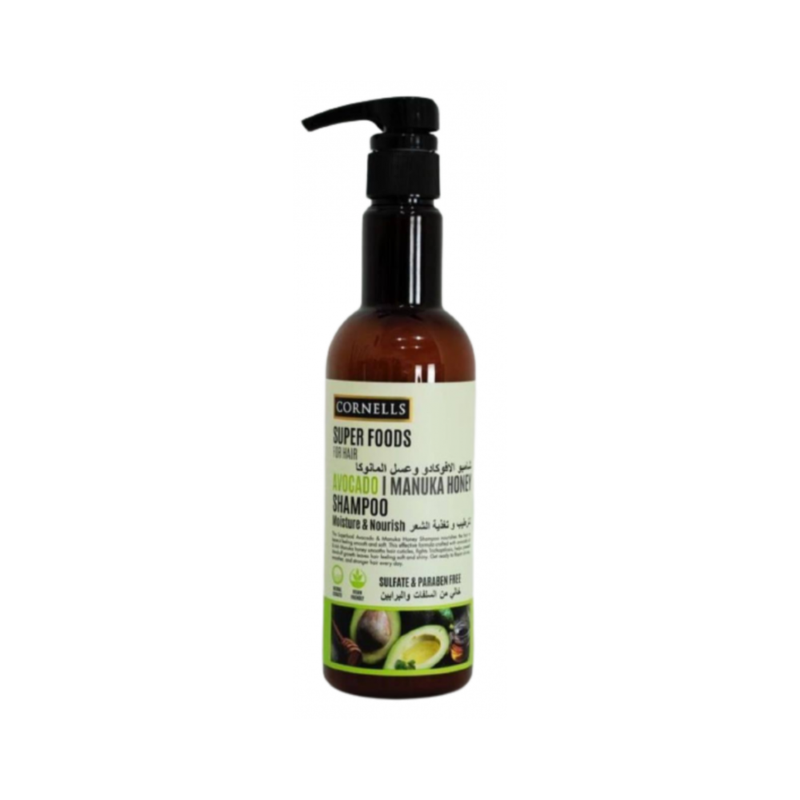 Cornells Avocado and Manuka Honey Shampoo, Scalp Care, 500 ml