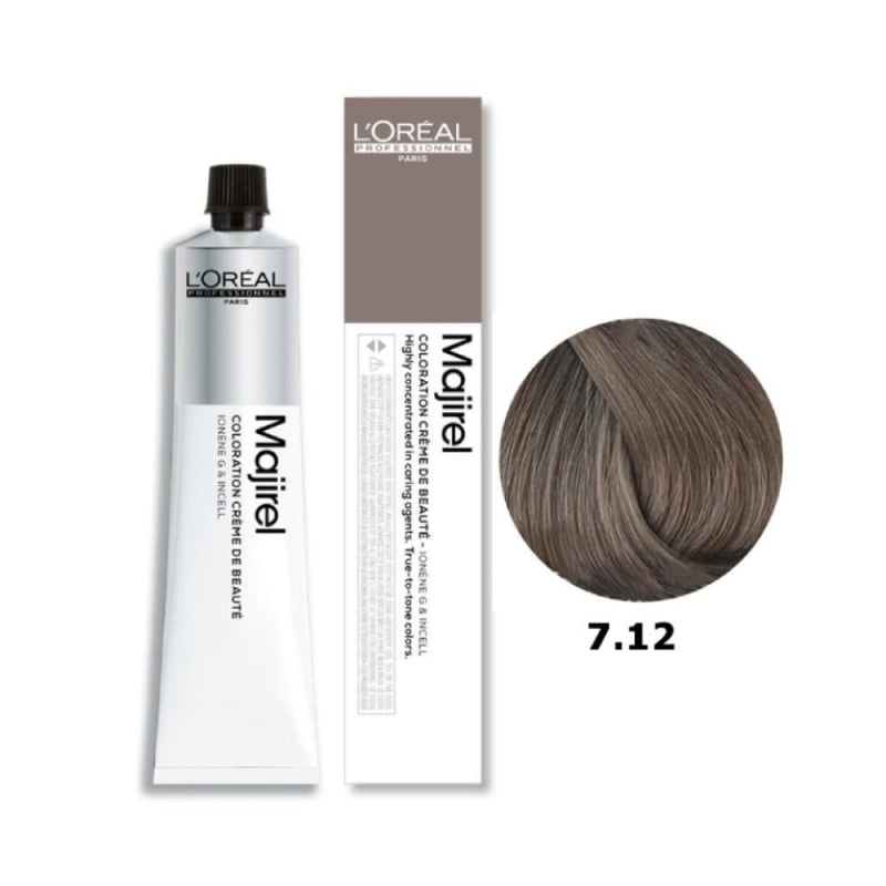 L'Oreal Paris Hair Color 7.12 Ash Blonde Glossy, 50ml