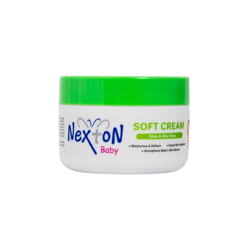 Nexton Baby Cream with Olive Oil and Aloe Vera, Moisturizing, 125ml