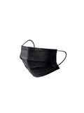 3-Ply Black Face Masks - 50 Count