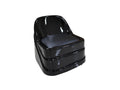 Salon System Black Salon Work Chair with Padded Seat