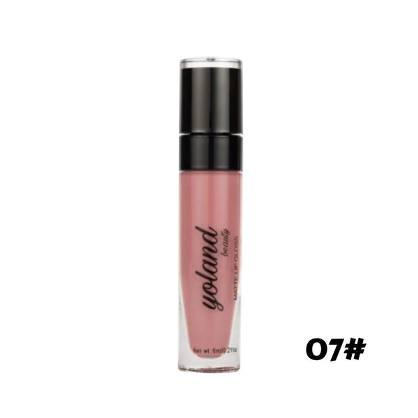 Yolande Beauty Liquid Lipstick 07 Oil-Based Moisturizing Formula 6ml