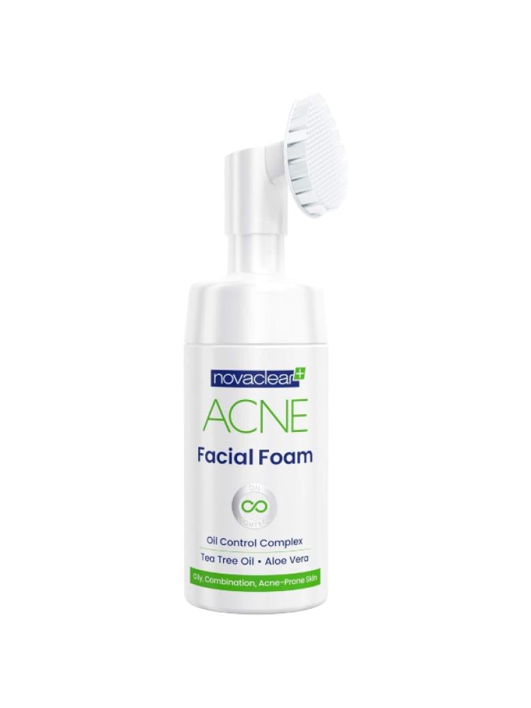 Face Wash for Oily Skin Acne Control Tea Tree & Aloe Vera Novaclear 100ml